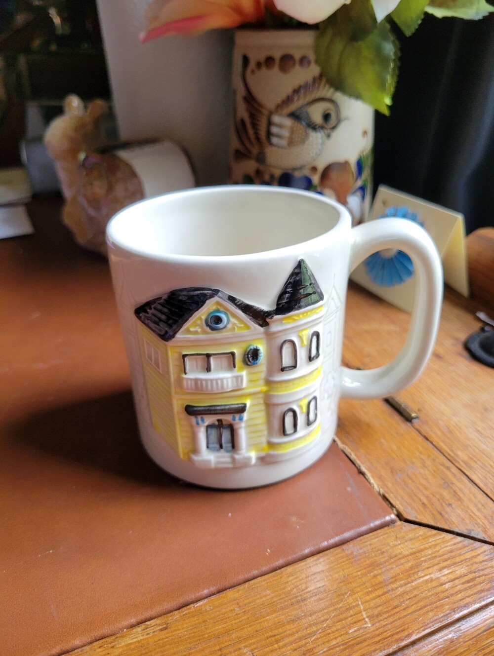 Vintage 1980 OTAGIRI San Francisco Victorian Houses Painted Ladies Coffee Mugs